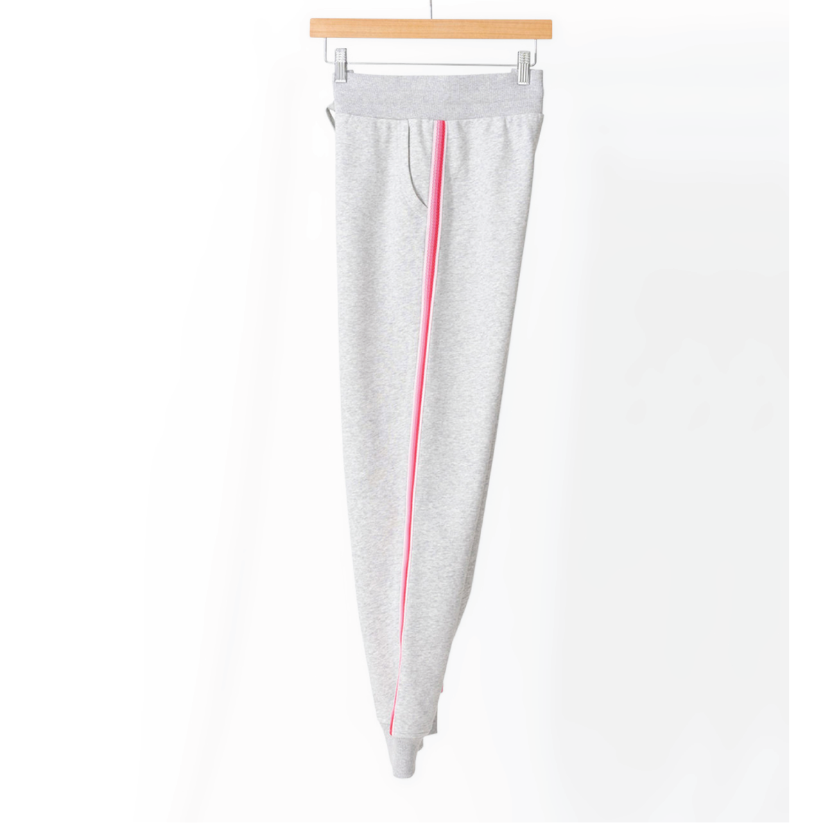 Sporty Gradient Stripe Jogger <br /> Grey Heather Pink image 0