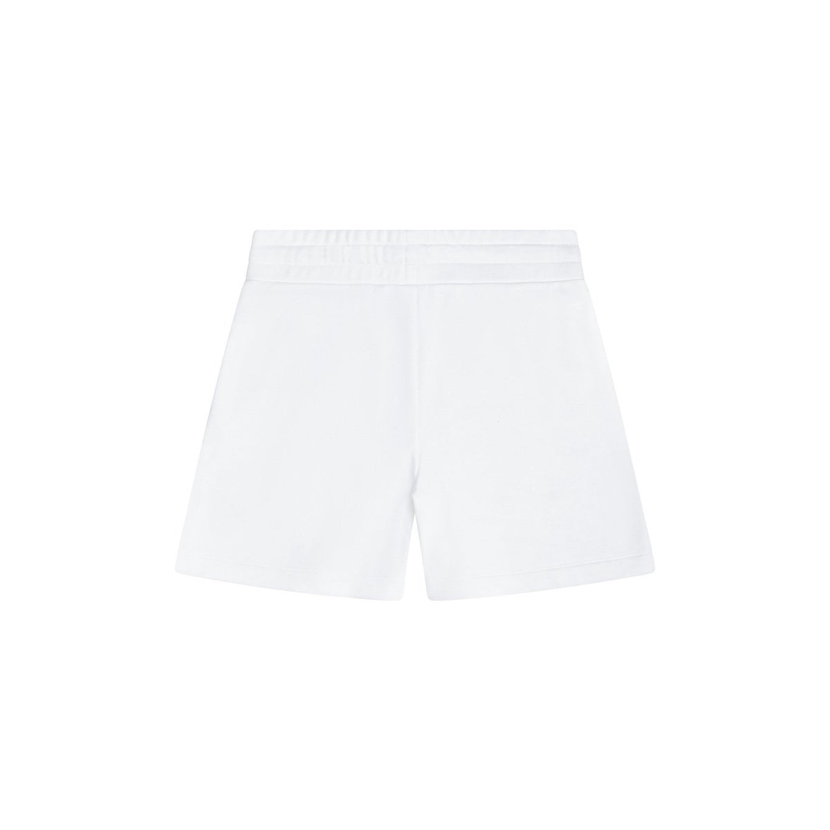 Solid French Terry Pocket Shorts - White image 3