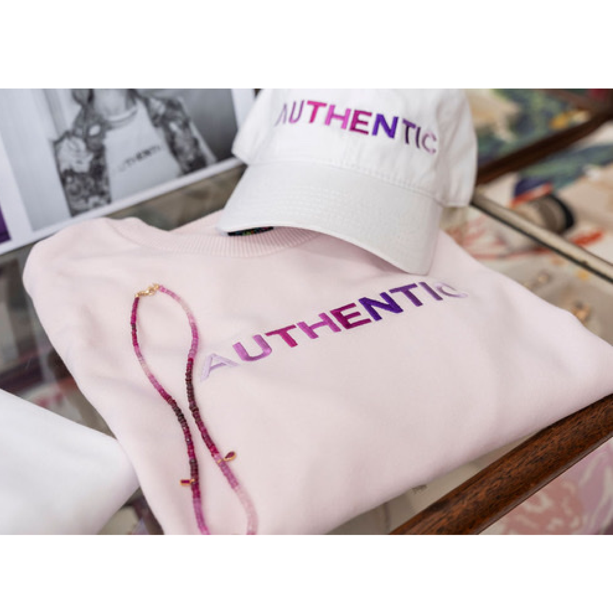 Pale Lavender Crew - PURPLES- AUTHENTIC image 0