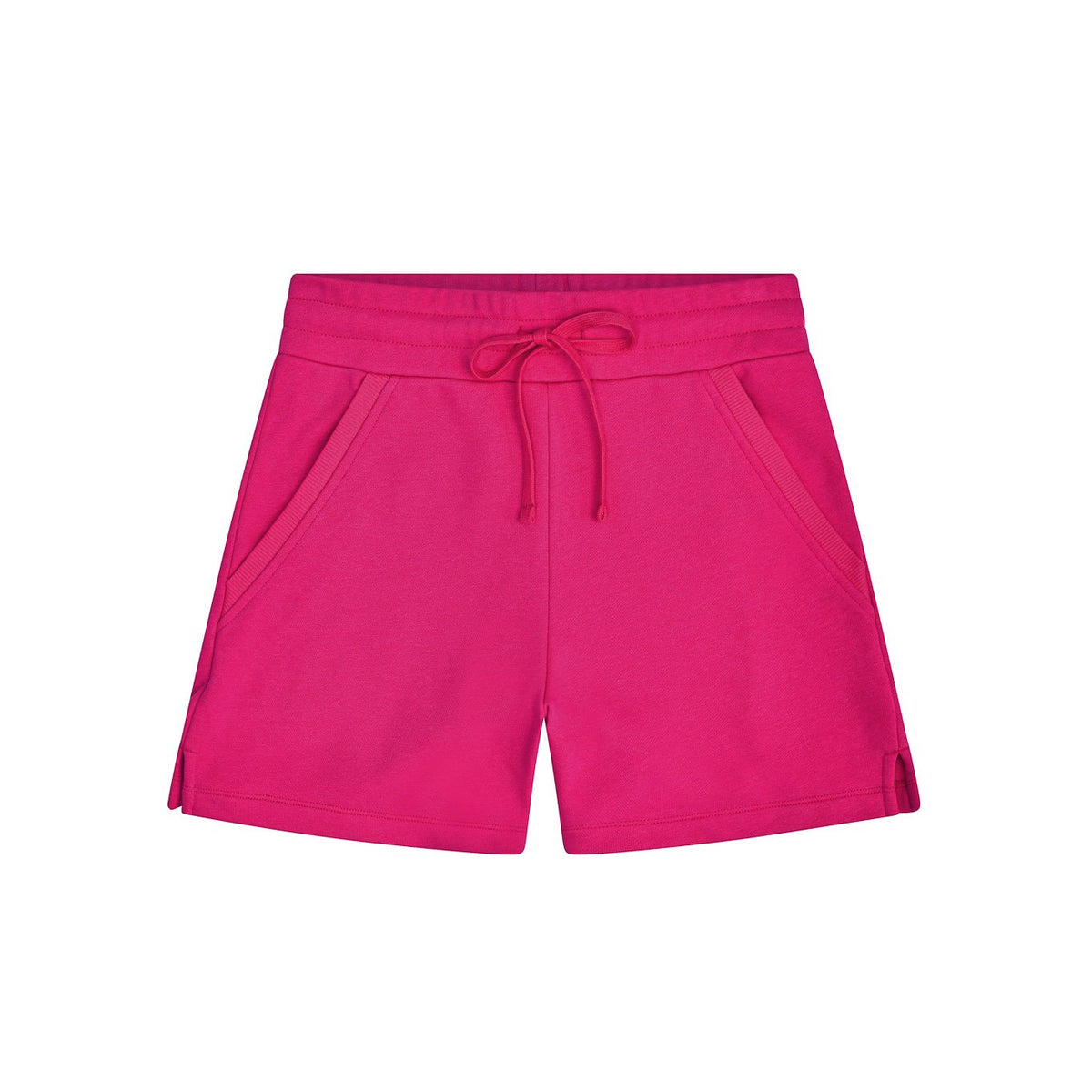 Solid French Terry Crewneck Sweatshirt - Hot Pink image 4