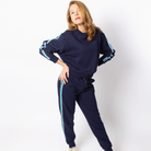 Sporty Gradient Stripe Jogger <br /> Evening Blue-Turq image 1