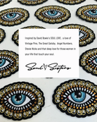 Soul Sister Eye Jeweled Patch Crew - Evening Blue image 2